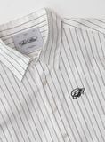  Áo Sơ Mi [Unisex] Badblood - [w-sht25-003] Dark Classic Short Sleeve Shirt White/Striped 