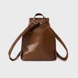  Balo Whoau Korea - Suede Buckle Backpack - WHBGF4T31A 