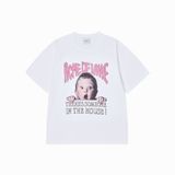  Áo thun [Unisex] ADLV - Acmédelavie Baby Face Scream Boy Halloween White 