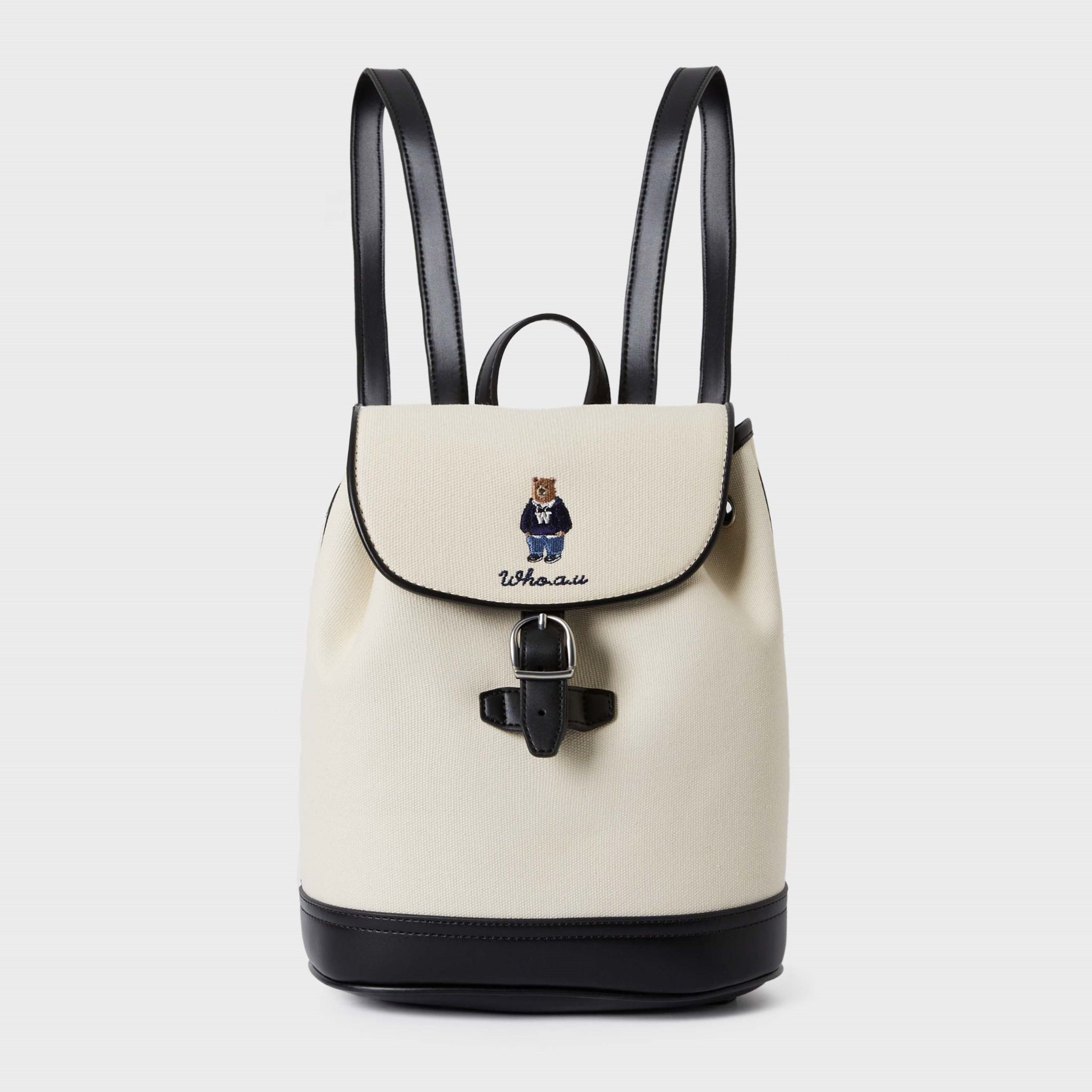  Balo Whoau Korea - Steve Canvas Backpack - WHBGF2211A 
