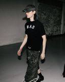  Áo Thun [Unisex] Badblood - [w-tee25-040] Mystic Logo Jersey Short Sleeve Slim Fit Black 