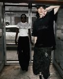  Áo Thun [Unisex] Badblood - [w-tee25-057] Dark Classic Dusty T-Shirt - White 