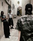  Áo Thun [Unisex] Badblood - [w-tee25-043] Crack Print T-shirt White 