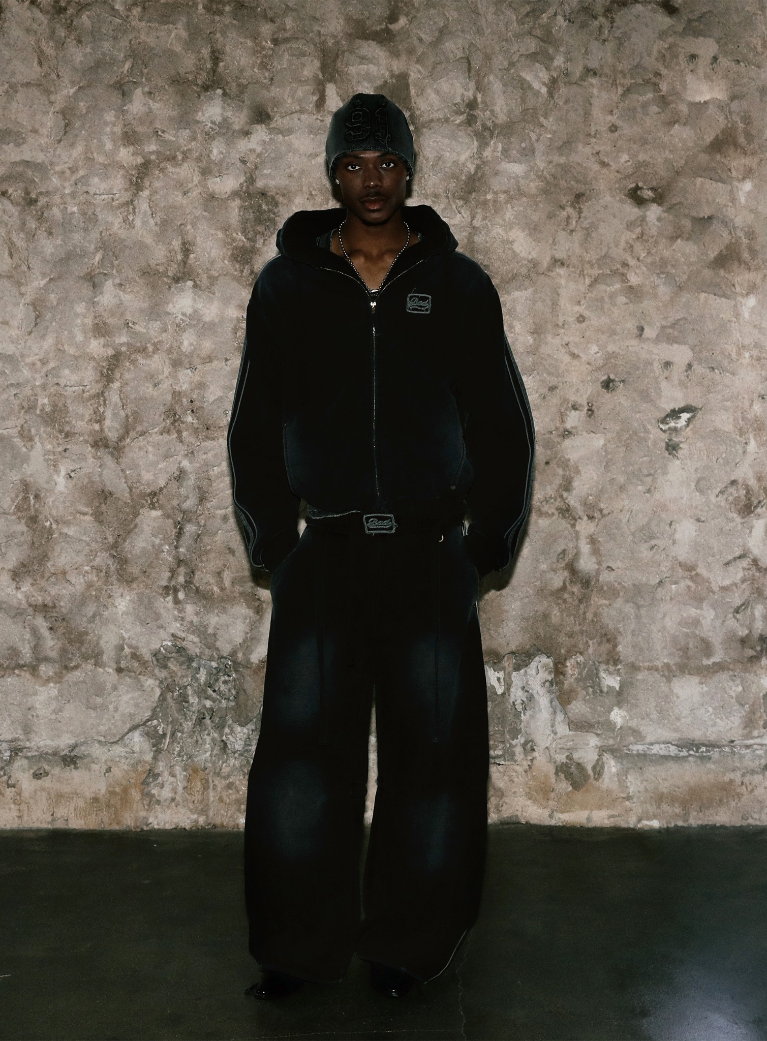 Quần Dài [Unisex] Badblood [w-pts24-089] Billy Washed Denim