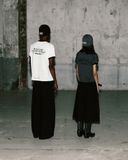  Áo Thun [Unisex] Badblood - [w-tee25-092] Cosmo Multi Patch Ringer T-Shirt Charcoal 