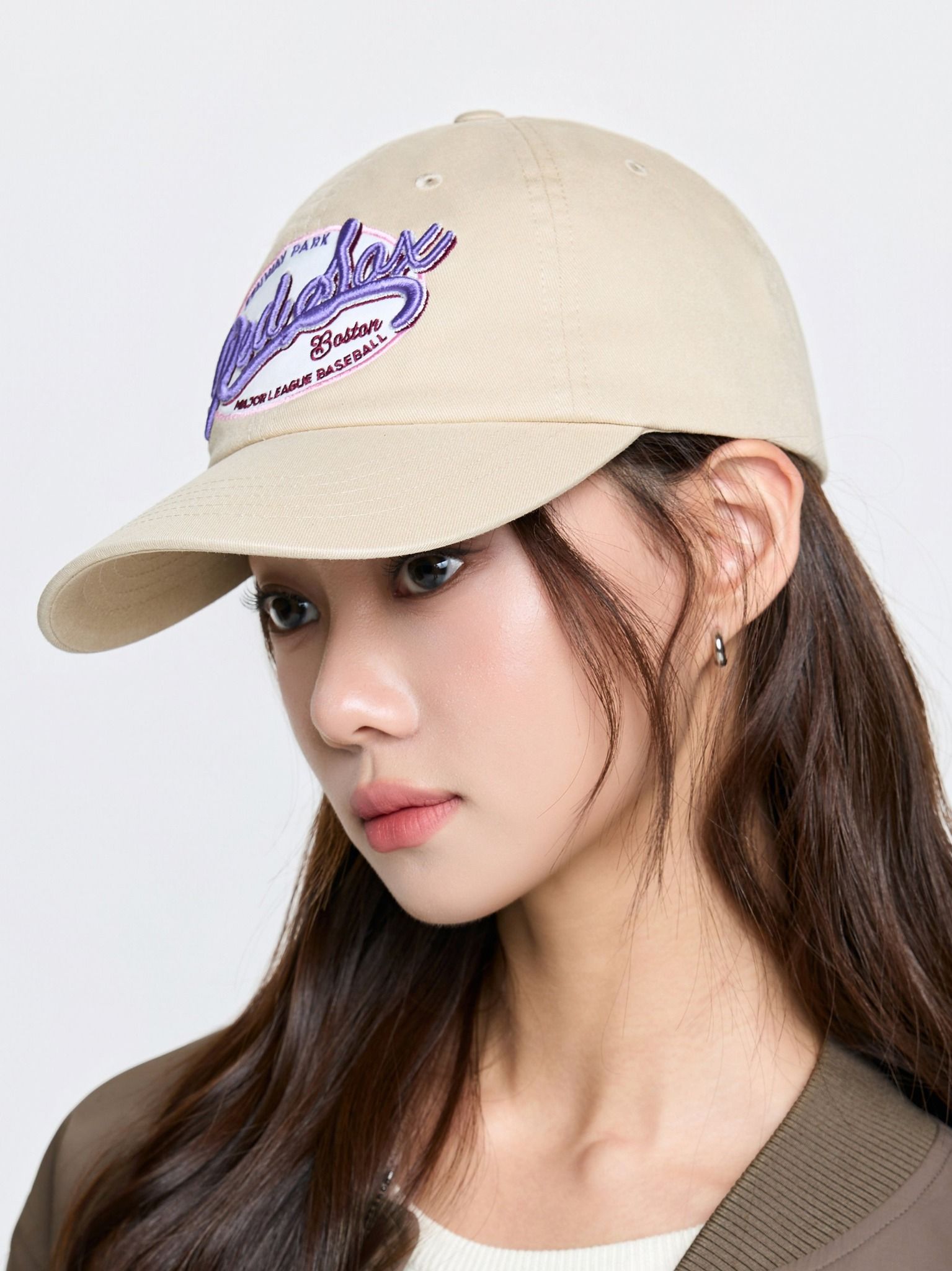  Nón MLB Korea - [Unisex] Street Oval Colsive Unstructured Ball Cap Boston - 3ACPV016N 