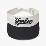  Nón Nửa Đầu MLB Korea [Unisex] Varsity Basic Cumulative Lettering Black - 3ASC00643-50BKS 