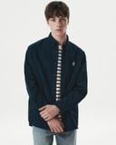  Áo Sơ Mi WHOAU [Unisex] - Steve Oxford Shirt Navy - WHYWF2311U 