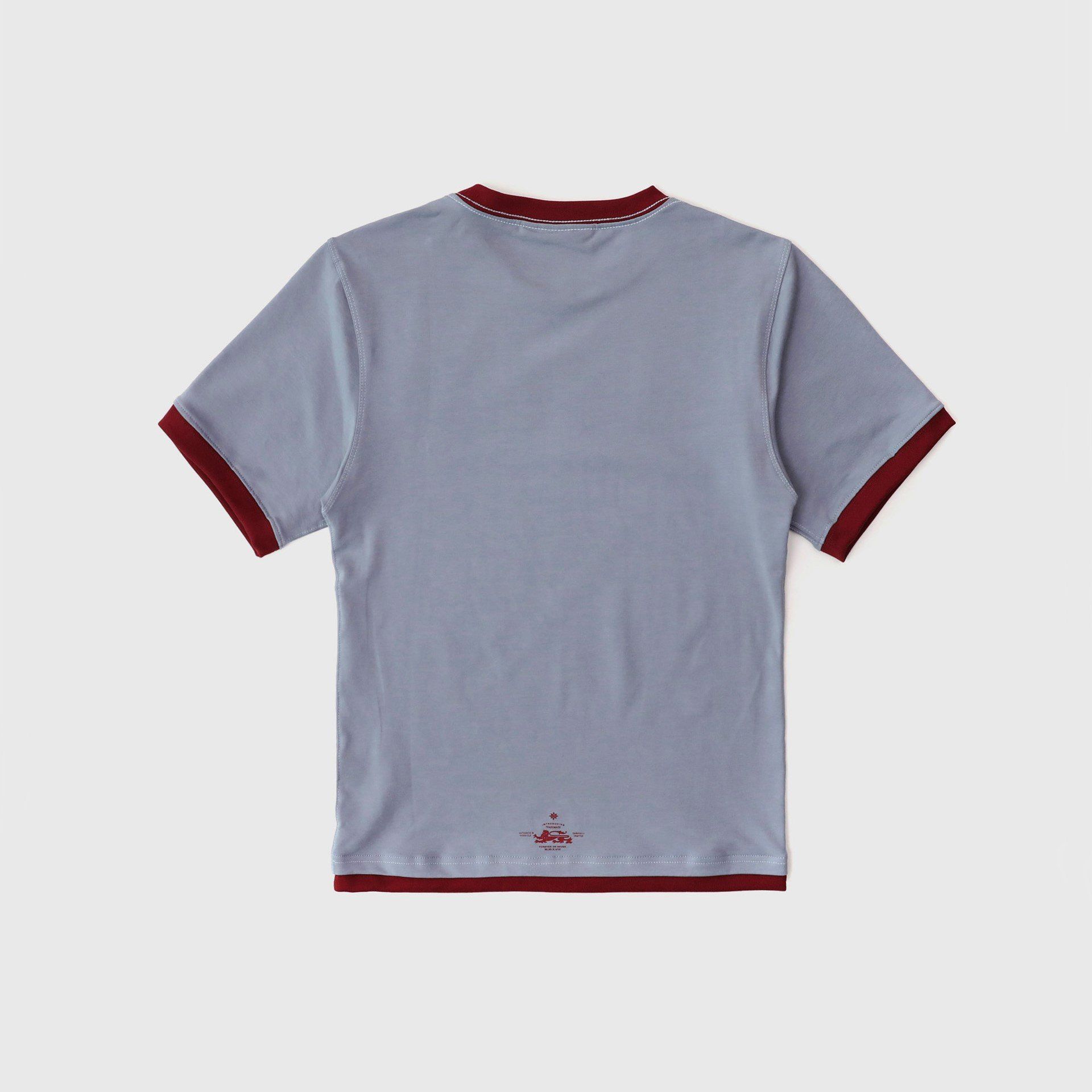  Áo Thun [Unisex] Badblood - [w-tee25-104] Lion Jersey Ringer T-Shirt Purple Grey 