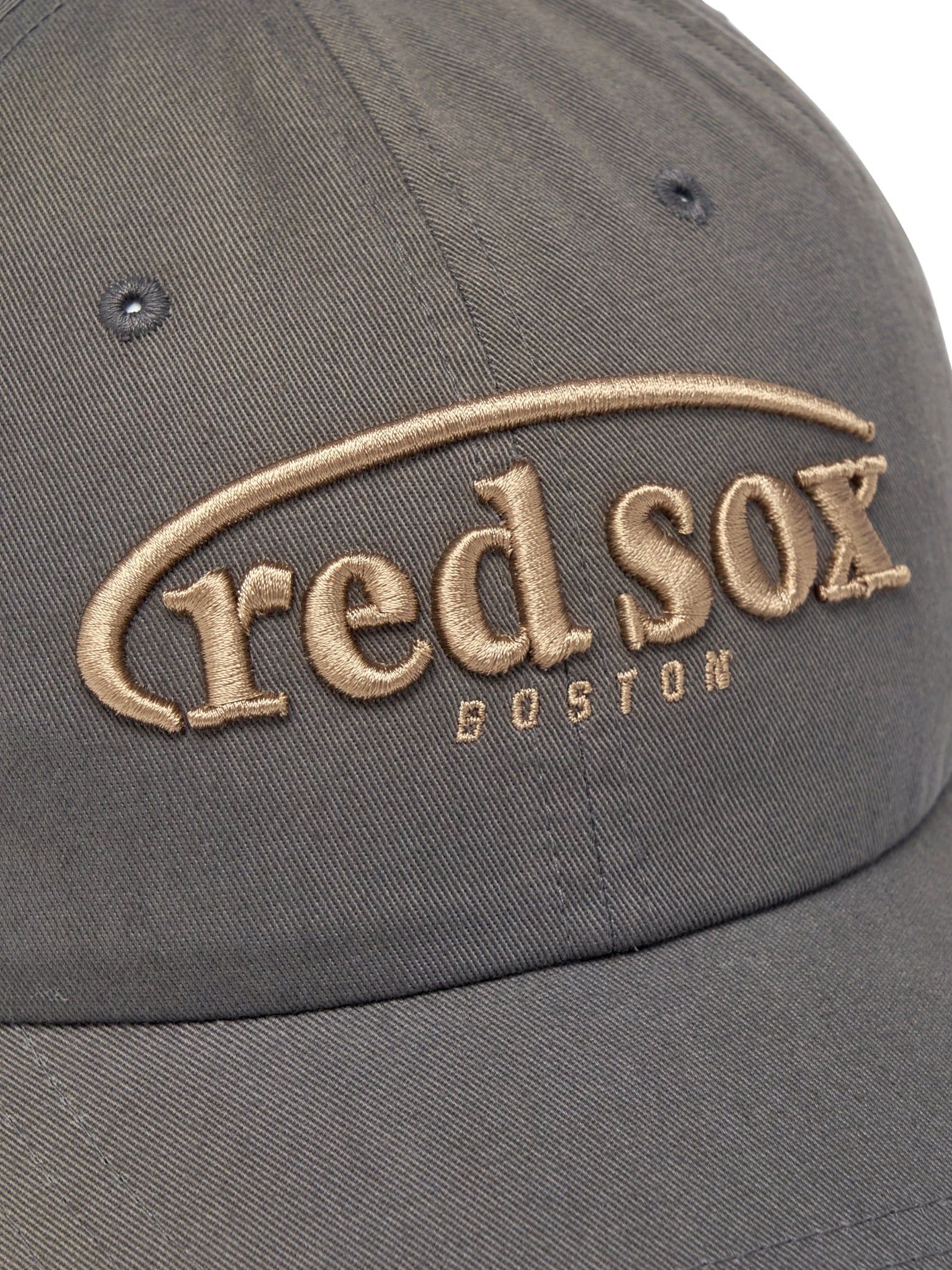  Nón MLB Korea - [Unisex] Vintage Washed Curve Logo Unstructured Ball Boston - 3ACPV076N-43CGS 