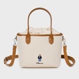  Túi Xách Whoau - Steve Canvas Tote Bag Beige - WHBGG2224A 