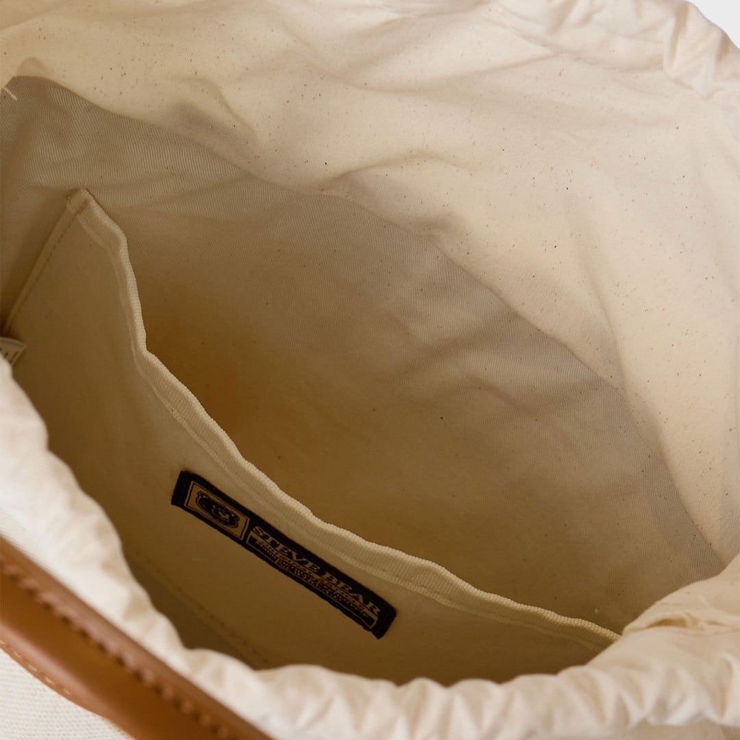  Túi Xách Whoau - Steve Canvas Tote Bag Beige - WHBGG2224A 