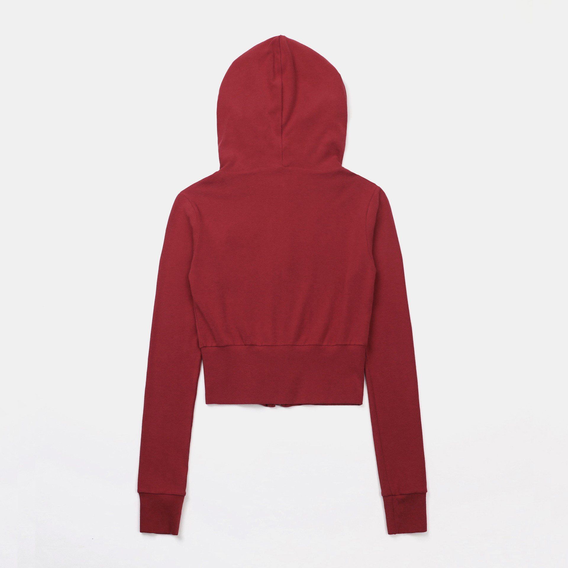  Áo Khoác [Unisex] Badblood - [w-hde24-035] Beyond Soft Hooded Zip-Up Slim Fit Carmine 