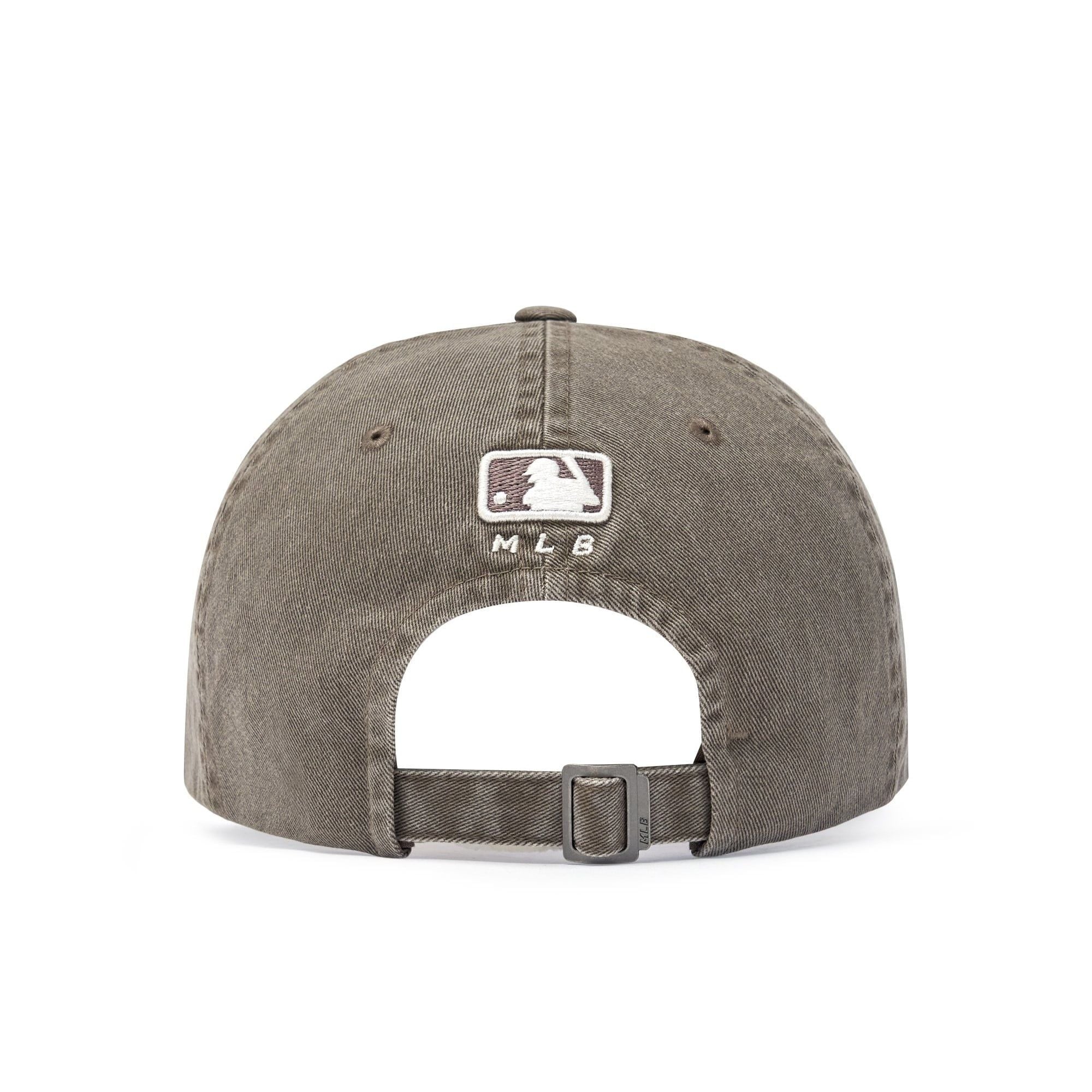  Nón MLB Korea - [Unisex] Vintage Damaged Curve Logo Unstructured Ball Cap - 3ACPV106N 