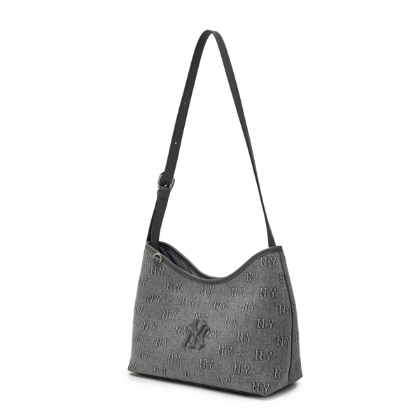 Túi Xách MLB - Classic Monogram Denim Embossed Bucket Bag NY - 3ABMMD16N-50CGL