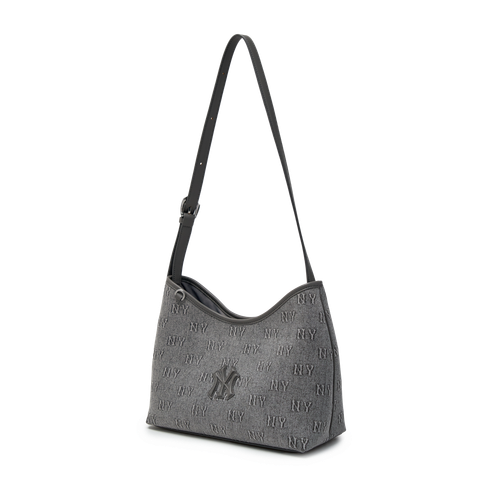 Túi Xách MLB - Classic Monogram Denim Embossed Bucket Bag NY - 3ABMMD16N-50CGL