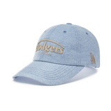 Nón MLB Korea - [Unisex] Vintage Denim Curve Logo Unstructured Ball Cap LA Dodgers - 3ACPV196N-07BLL 