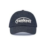  Nón MLB Korea - [Unisex] Vintage Denim Curve Logo Unstructured Ball Cap LA Dodgers - 3ACPV196N-50INS 