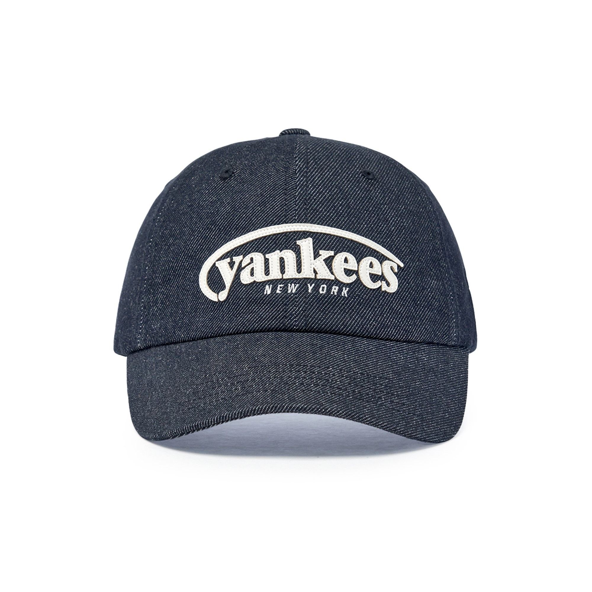  Nón MLB Korea - [Unisex] Vintage Denim Curve Logo Unstructured Ball Cap LA Dodgers - 3ACPV196N-50INS 