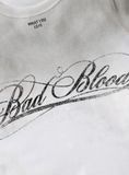  Áo Thun [Unisex] Badblood - [w-tee25-057] Dark Classic Dusty T-Shirt - White 