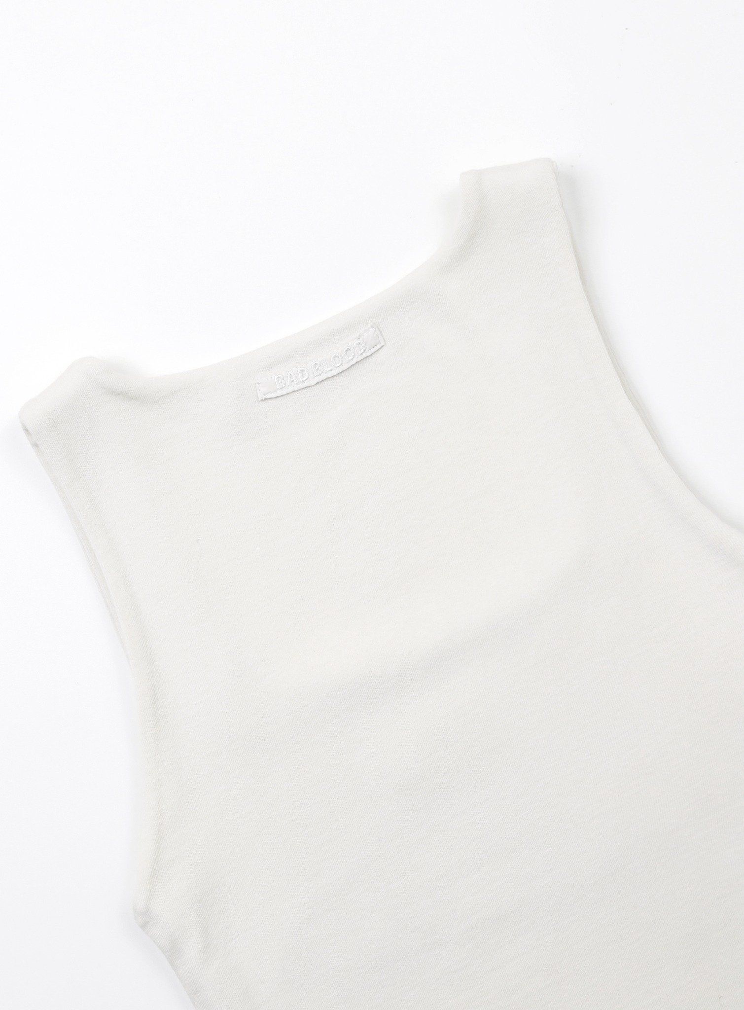 ◆BADBLOOD◆ Beyond Soft Square Neck Tank Cream w-tnk24-072 Áo Tanktop [Nữ] Badblood - [w-tnk24-072] Beyond Soft Square