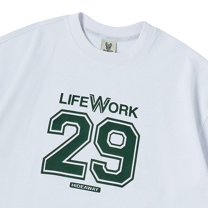  Áo thun Life Work [Unisex] - Numbering One Mile Short Sleeve T-Shirt - LW252TS103 