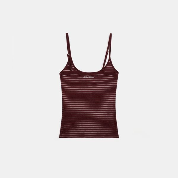 Áo Hai Dây [Nữ] Badblood - [w-tnk25-001] Beyond Soft String Tank Striped Red