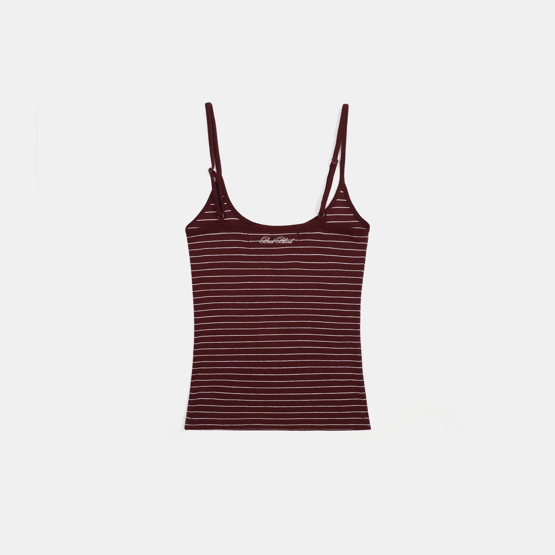  Áo Hai Dây [Nữ] Badblood - [w-tnk25-001] Beyond Soft String Tank Striped Red 