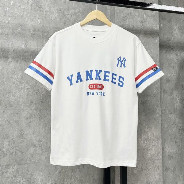Áo Thun New Era - [Unisex] NY Yankees EST.1903 Blue Red Line T-Shirt