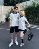  Áo Thun Polo New Era - [Unisex] NY Number 7 White/Navy - 16558906 