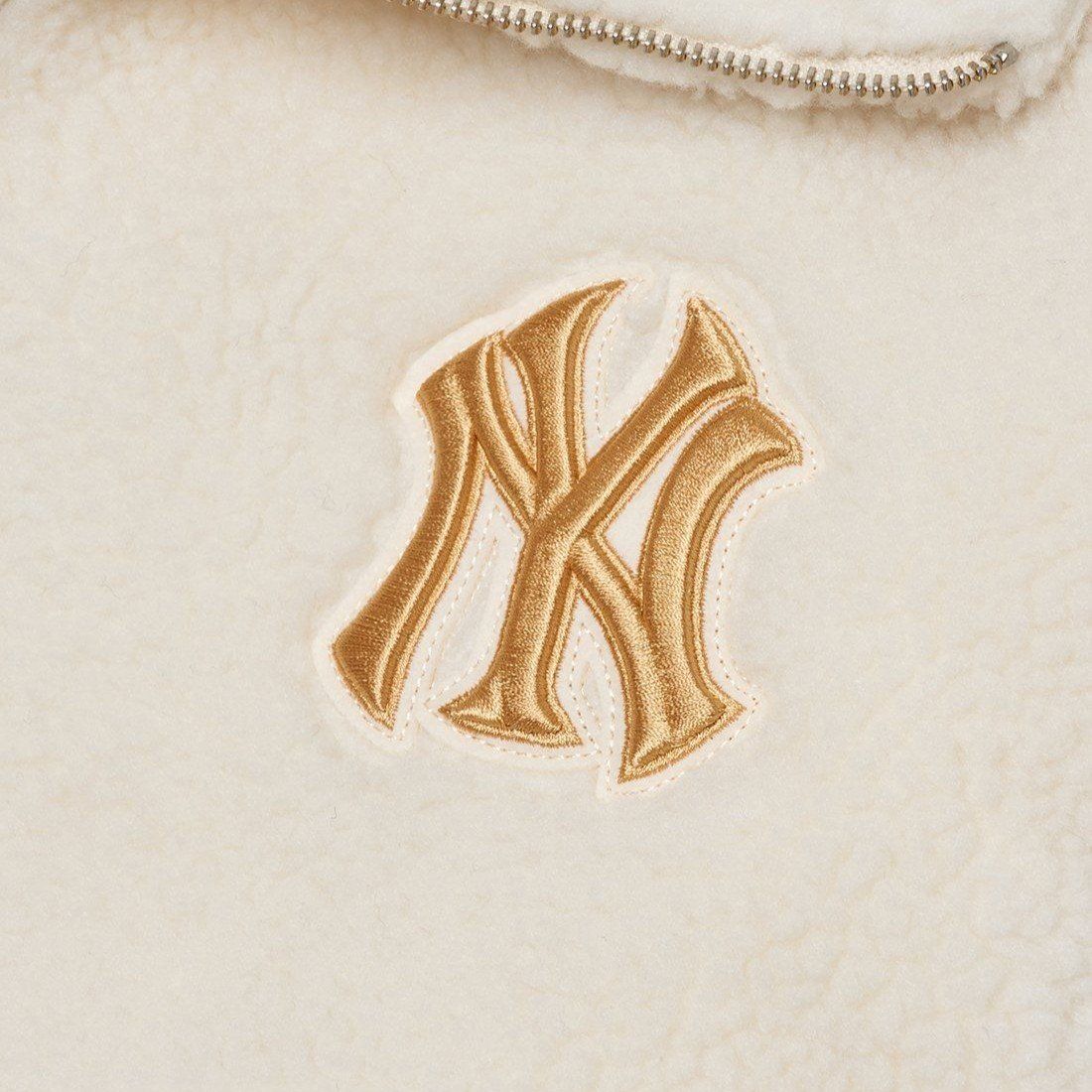  Áo Khoác Lông MLB - Basic Mega Logo Cream - 3AFDB0326-50CRS 