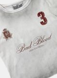  Áo Thun [Unisex] Badblood - [w-tee25-047] Royal Classic T-Shirt White 