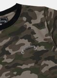  Áo Thun [Unisex] Badblood - [w-tee25-093] Cosmo Reflective Ringer T-Shirt - Green Camo 