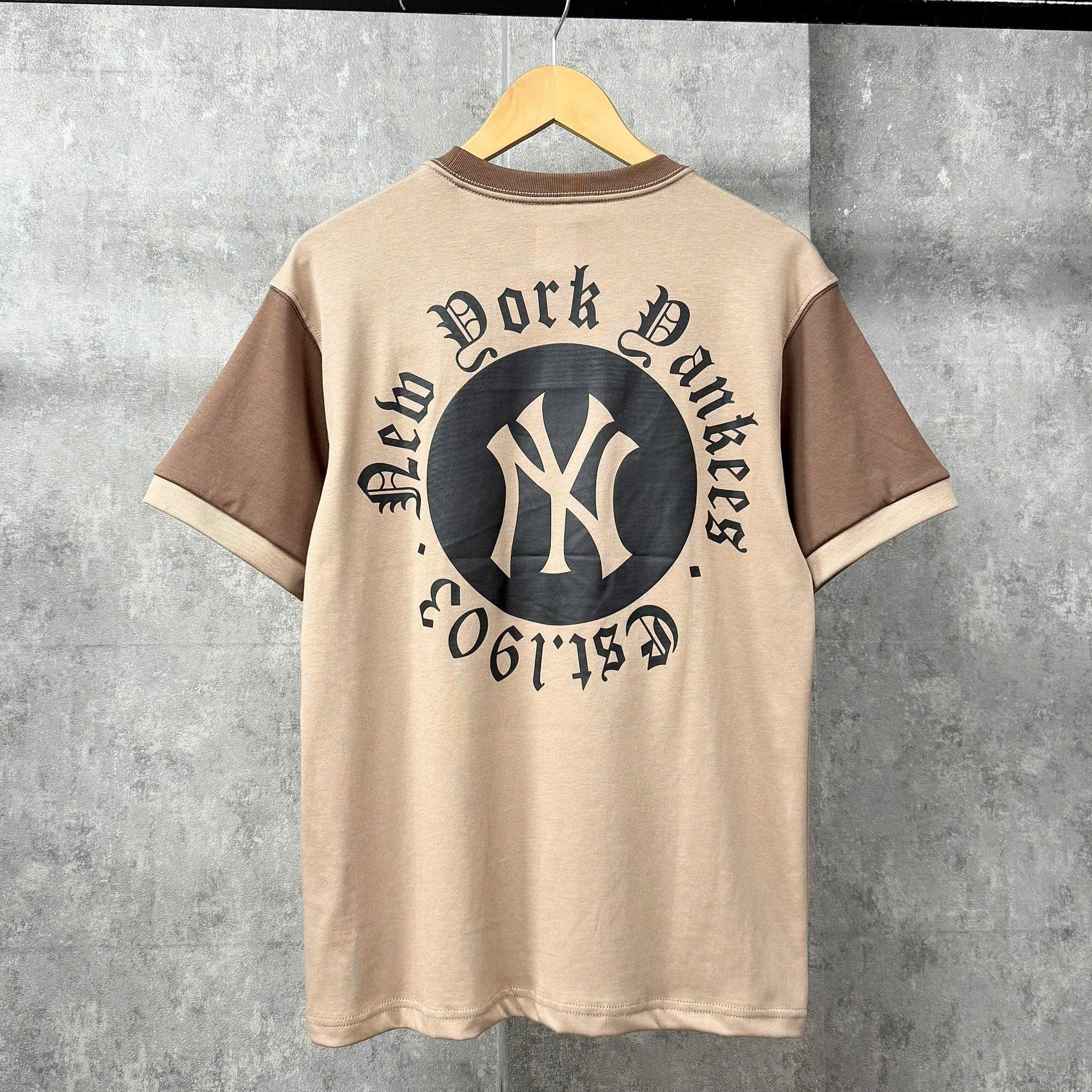  Áo Thun New Era - [Unisex] NY Yankees Circle Brown 