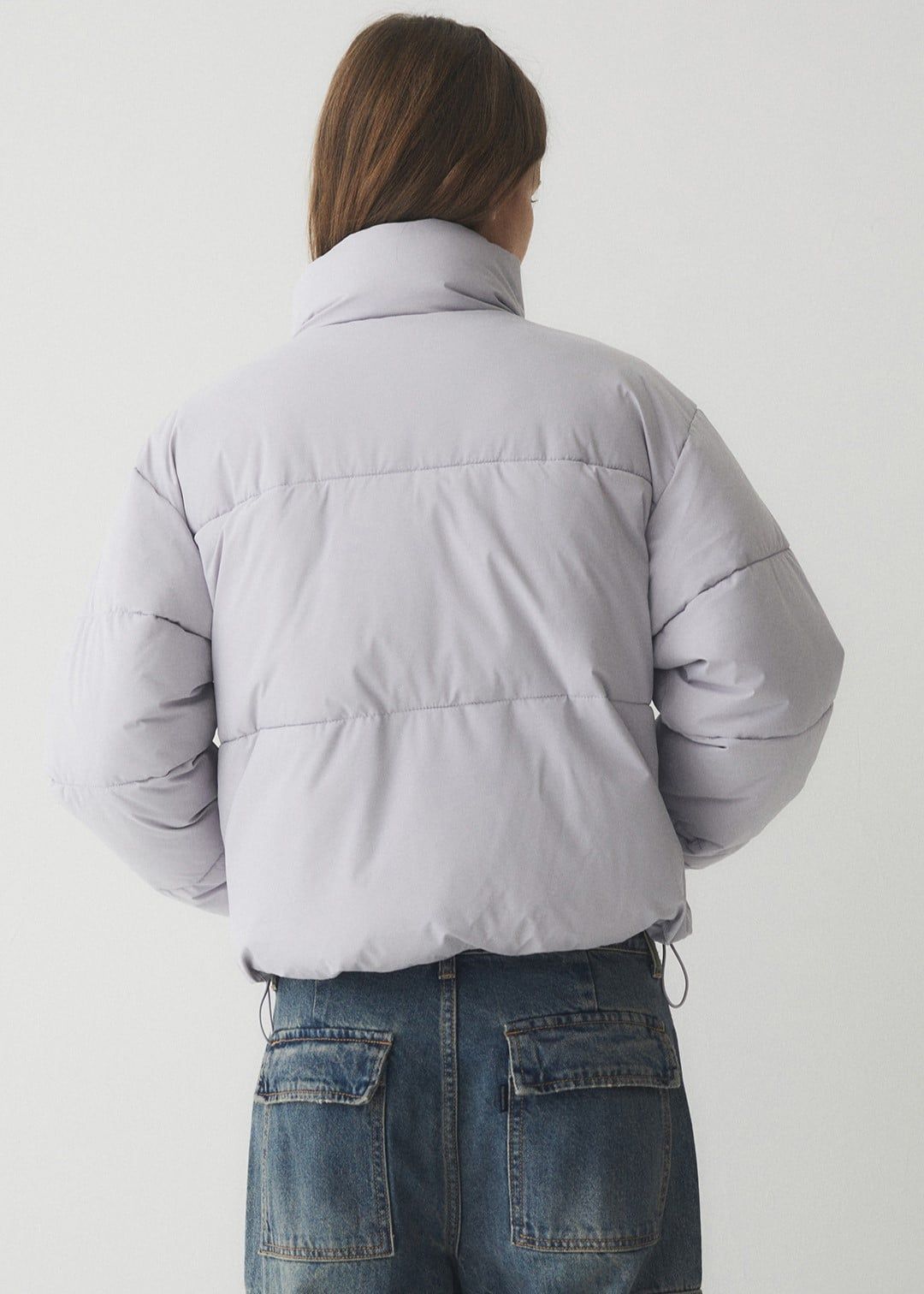  Áo Khoác Phao Whoau - High neck Short Puffer - WHJPE4V15F 