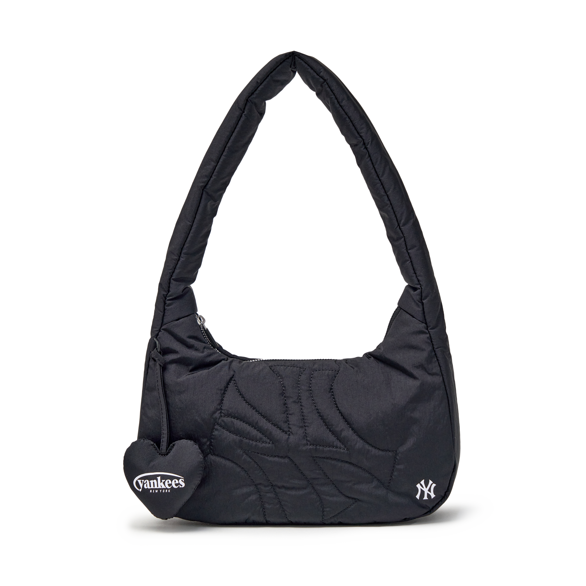  Túi Xách MLB Korea - Basic Sportive Stitch Hobo Bag NY - 3ABQS016N-50BKS 
