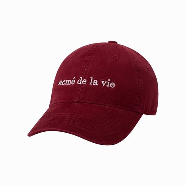  Nón ADLV - Acmedelavie Basic Big Logo Ball Cap Red 