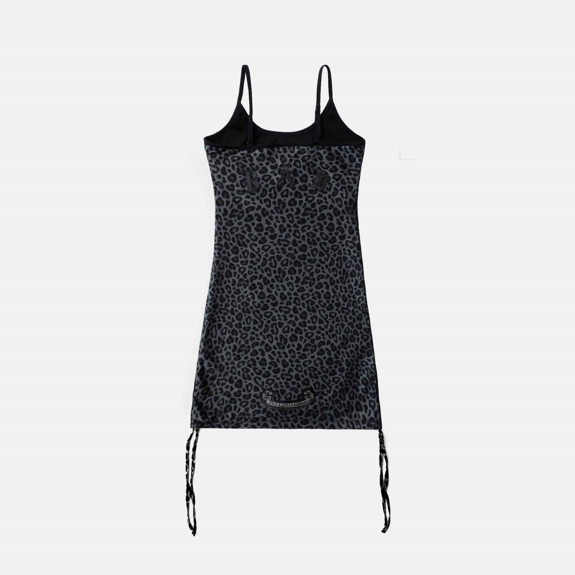  Váy [Nữ] Badblood - [w-drs25-003] Mystic String Mini Dress Black Leopard 
