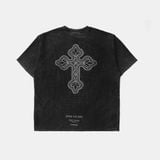  Áo Thun [Unisex] Badblood - [w-tee25-151] PEACE NOT WAR Dusty Black 