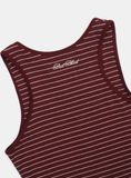  Áo Croptop [Nữ] Badblood - [w-tnk25-004] Beyond Soft Tank 3 Stripe Wine 