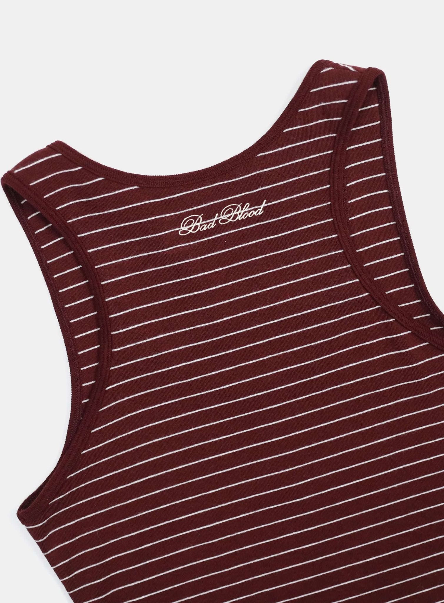  Áo Croptop [Nữ] Badblood - [w-tnk25-004] Beyond Soft Tank 3 Stripe Wine 