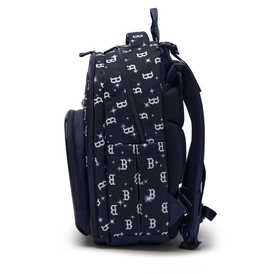  Set Balo MLB Korea - Lux Monogram Boston Red Sox Navy - 7LBKM025N-43NYL 