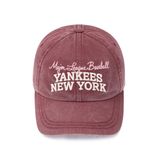  Nón MLB Korea - Vintage Color Washed Unstructured Ball Cap NY Yankees - 3ACPV185N-50WID 