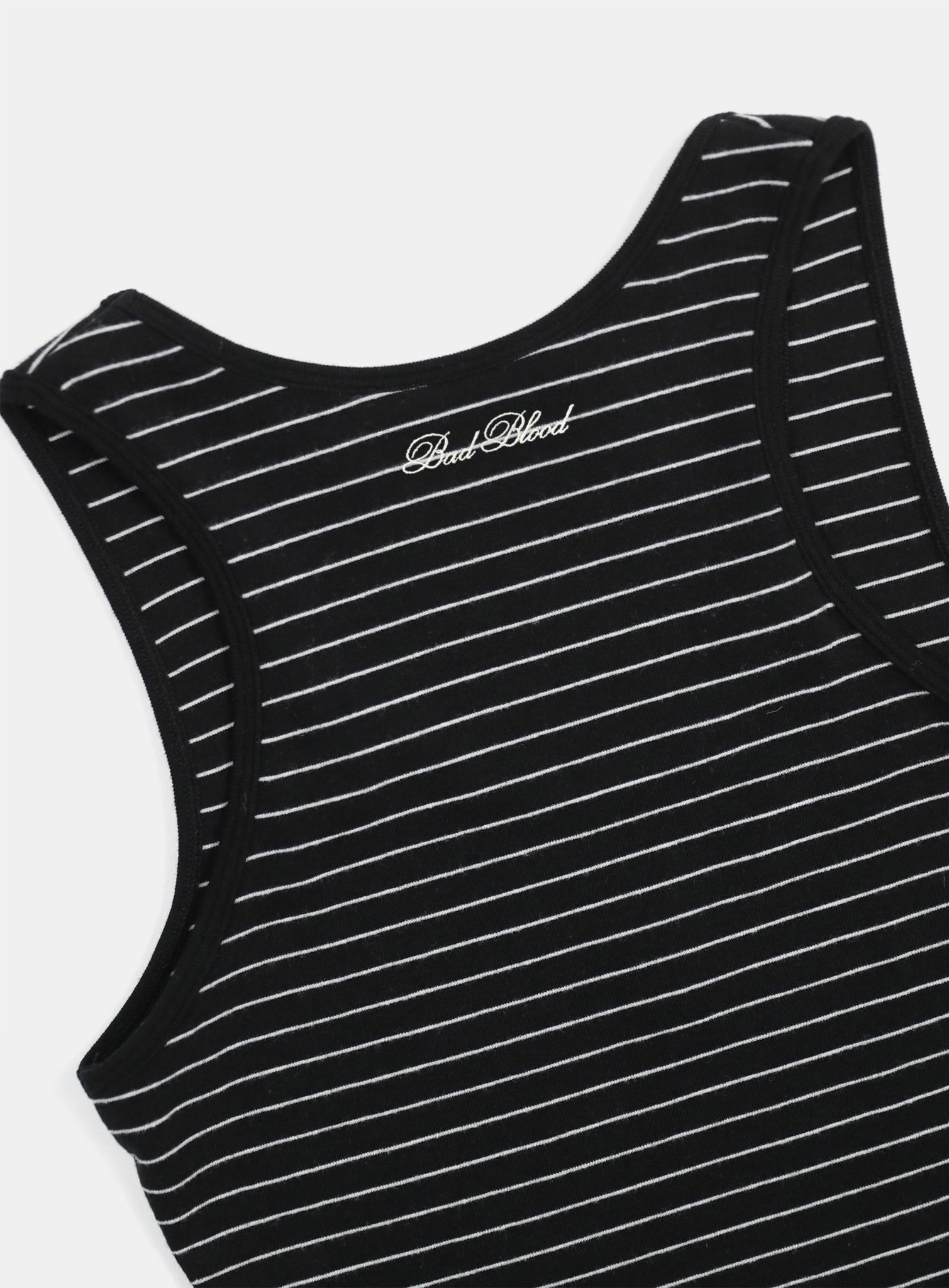  Áo Croptop [Nữ] Badblood - [w-tnk25-006] Beyond Soft Tank 3 Stripe Black 