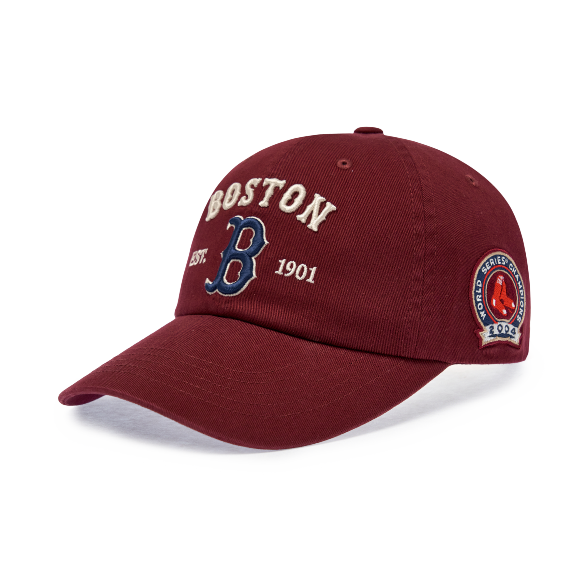 Nón MLB Korea - [Unisex] Vintage Cooperstown Patch Unstructured Ball Cap Boston Red Sox - 3ACPB105N-43WID 