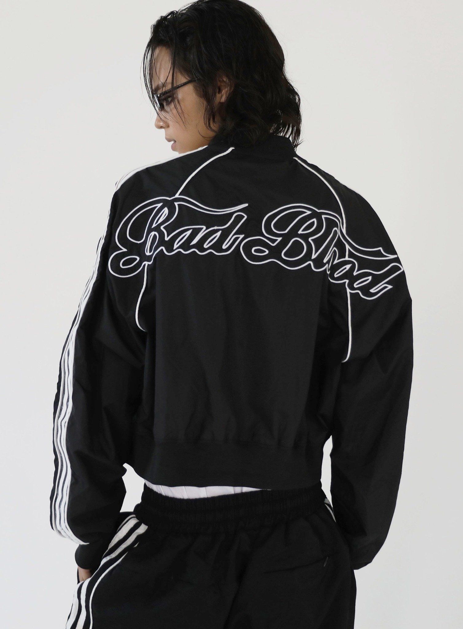 BADBLOOD ♥ Dark Billy Nylon Track Jacket Áo Khoác [Unisex] Badblood - [w-jkt24-015] Billy SS Track