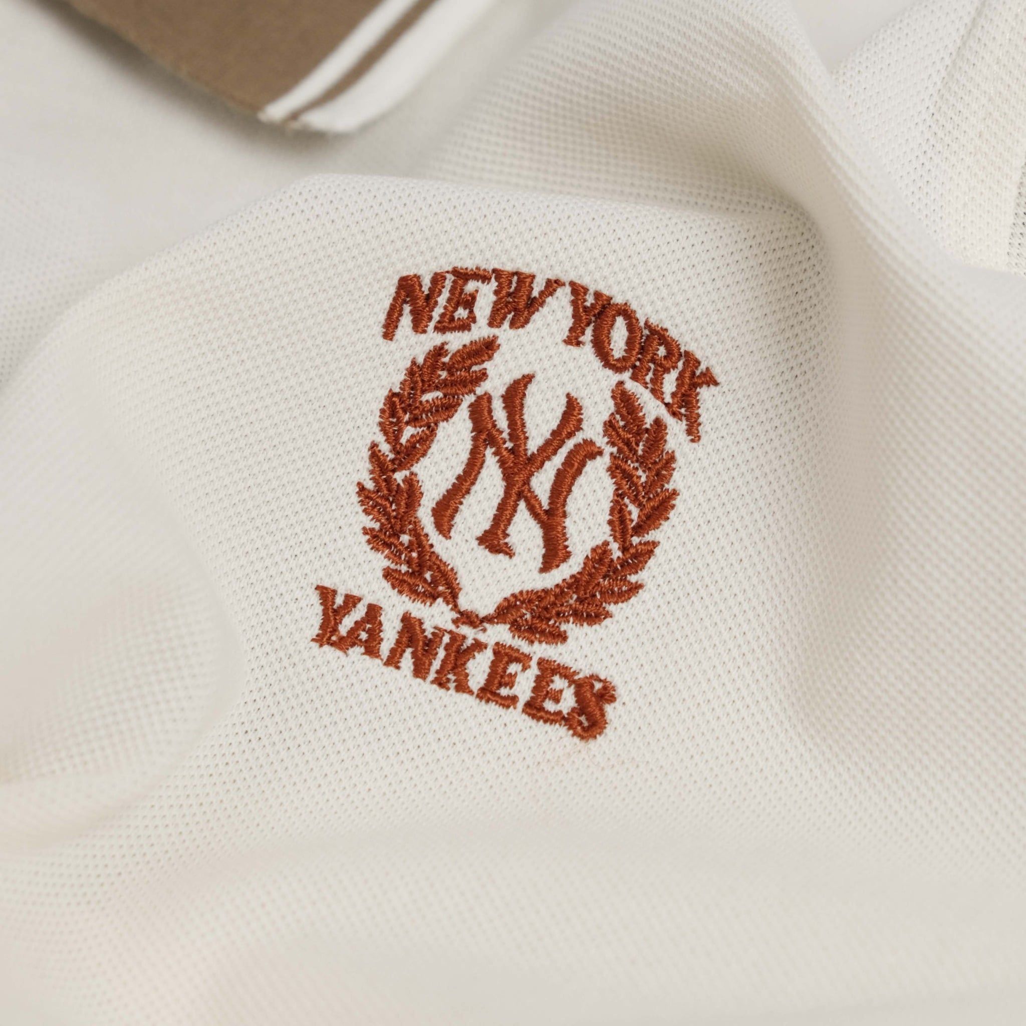  Áo Polo New Era - [Unisex] NY Yankees Zip Cream - 13622805 