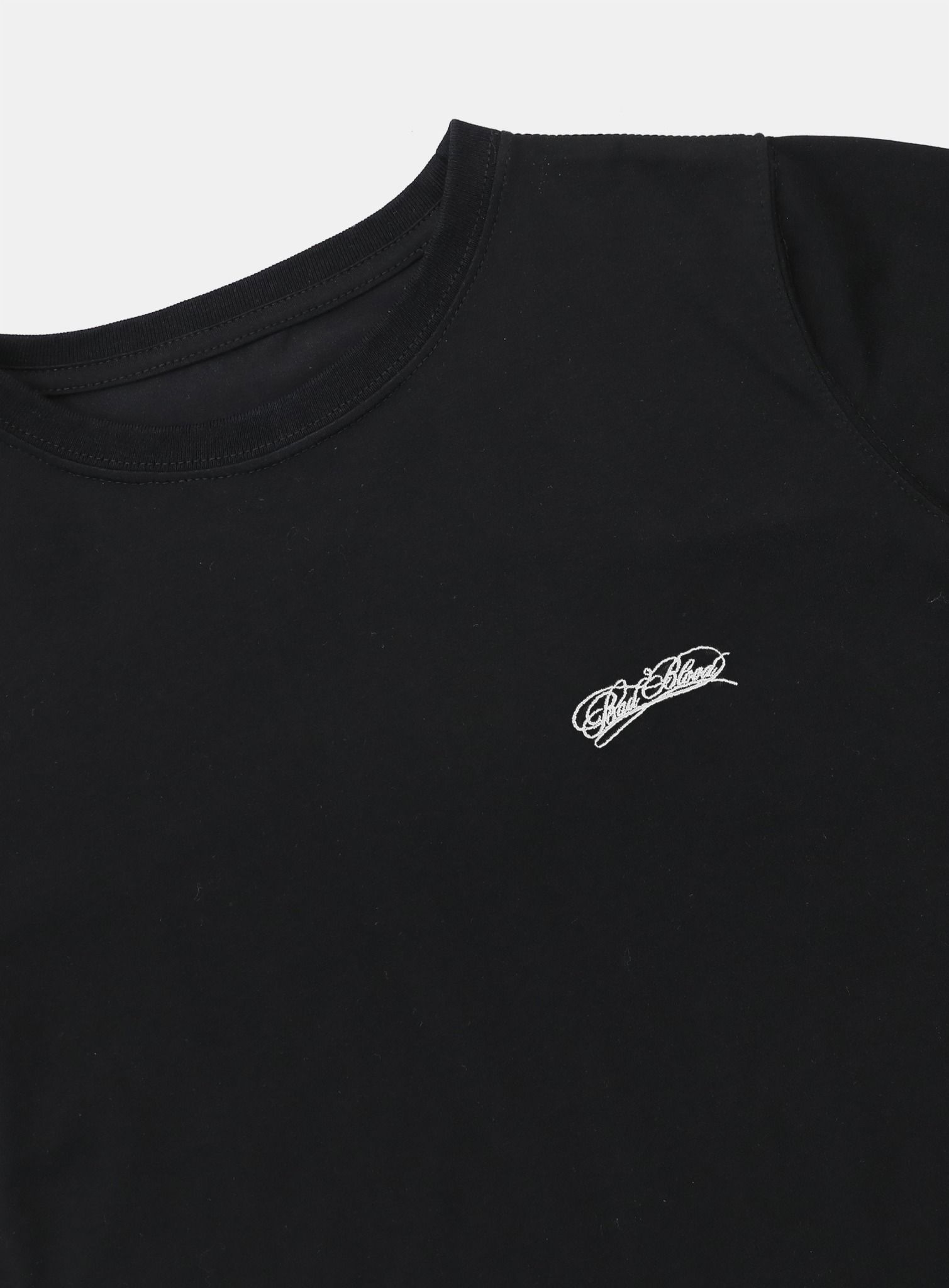  Áo Thun [Unisex] Badblood - [w-tee25-035] Dark Classic Logo T-Shirt Black 