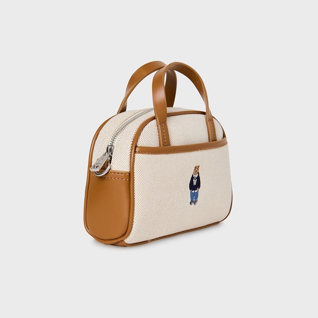  Túi Xách Whoau - Steve Canvas Mini Tote Bag Beige - WHBGG2223A 