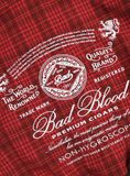  Áo Sweater [Unisex] Badblood - [w-sweatshirt24-013] Classic Check Rugby Shirt - Red 